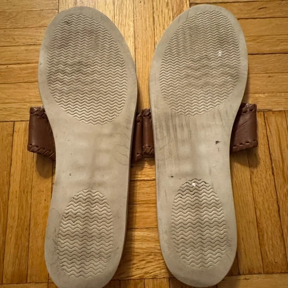 Jack Rogers Brown Leather Boating Sandals - Picture 2 of 4